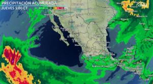 Estos serán los acumulados de lluvia en México esta semana